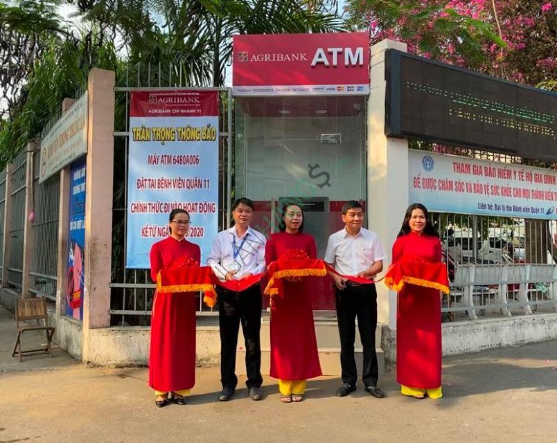 Ảnh Cây ATM ngân hàng Nông nghiệp Agribank Phòng giao dịch Hàm Long 1