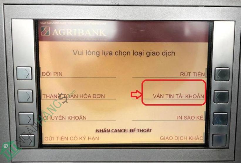 Ảnh Cây ATM ngân hàng Nông nghiệp Agribank Số 78 - Hoàng Sơn 1