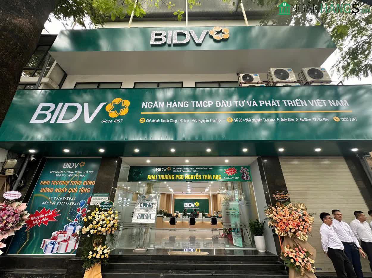 Ảnh Ngân hàng Đầu Tư và Phát Triển BIDV Phòng giao dịch Nguyễn Thái Học 1